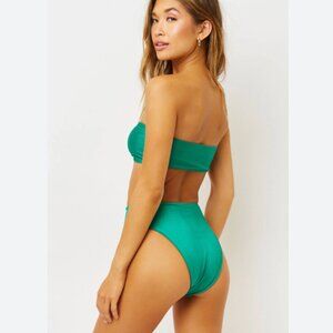 Frankies Bikini Set - Jenna High Wasted Bottom & Beandeau Top